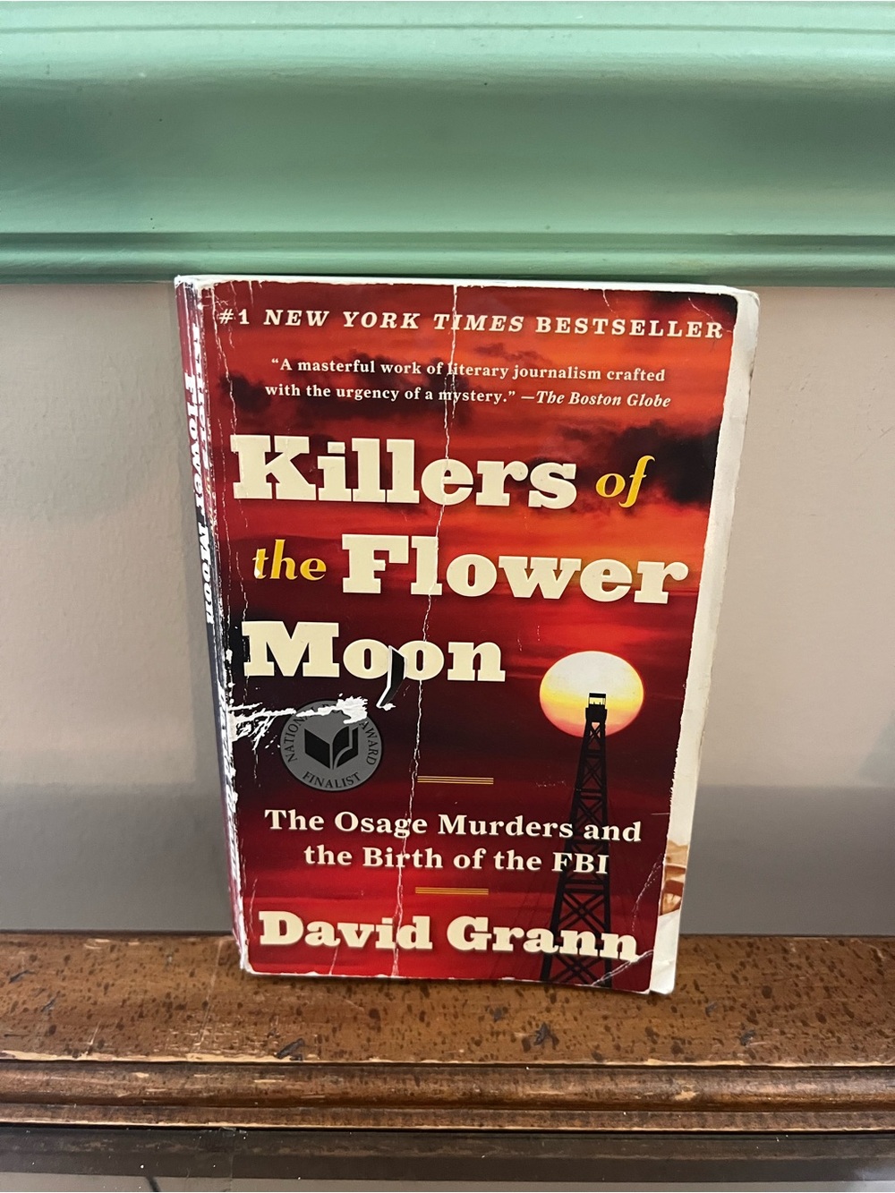 David Grann Killers of the Flower Moon Decorative Book - Red